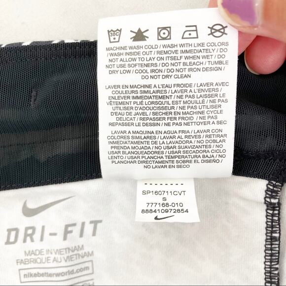 Nike Dri Fit Essential Pronto Cropped Leggings Sz S - Picture 7 of 8
